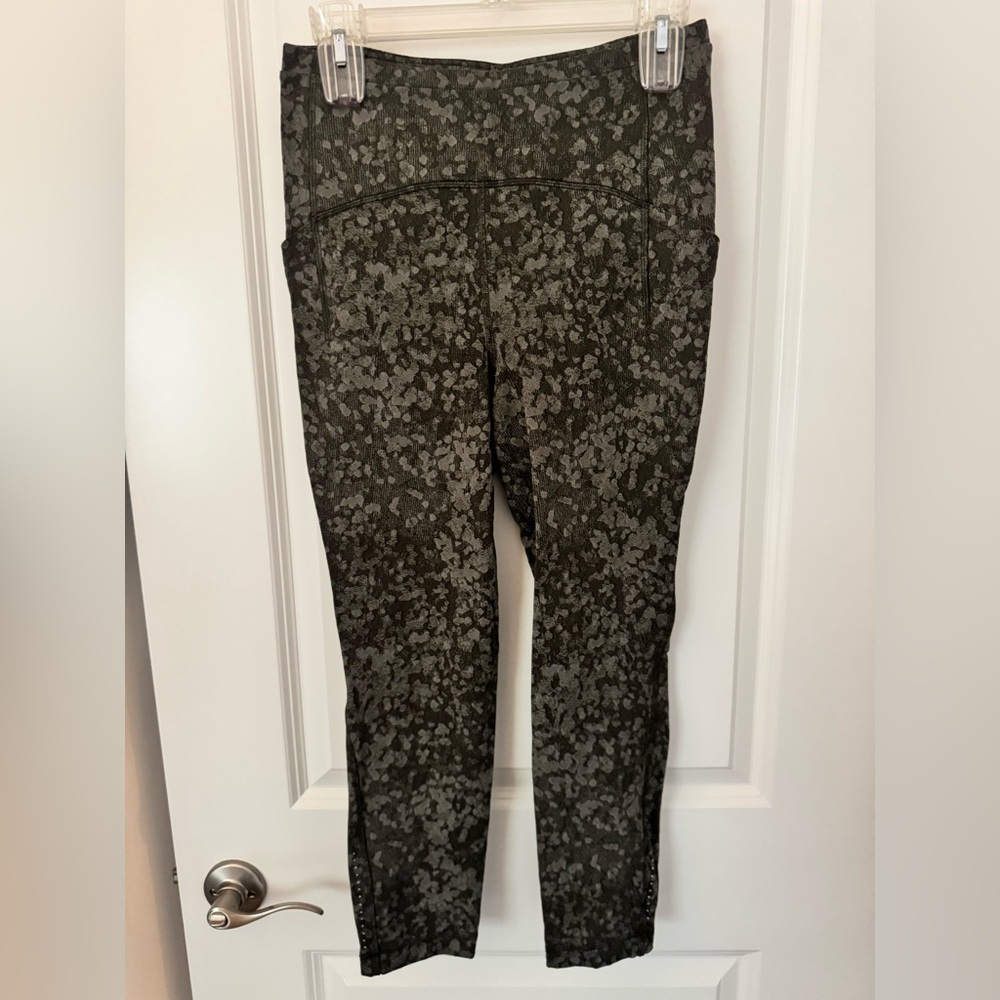Lululemon Swift Speed High Rise Crop 23” Speckled Spritz Size 8
